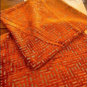 West Elm two modern print decorative pillow cases. Excellent condition.